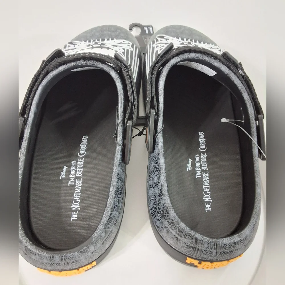 NWT Disney The Nightmare Before Christmas Jack Skellington Men's Clogs, Size 11